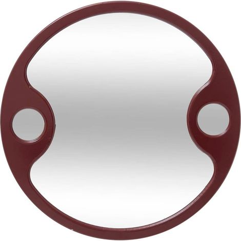 Miroir Murale Design "Austin" 50cm Bordeaux
