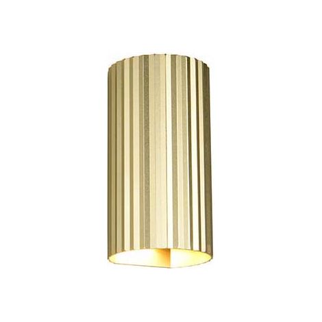 Applique murale lampe de salon dorée GU10 2 flammes H 18 cm (1/5)