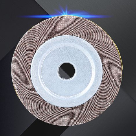 Meule de polissage pour tubes en acier inoxydable, disques de polissage à mille hélices, grain 80 (1/5)