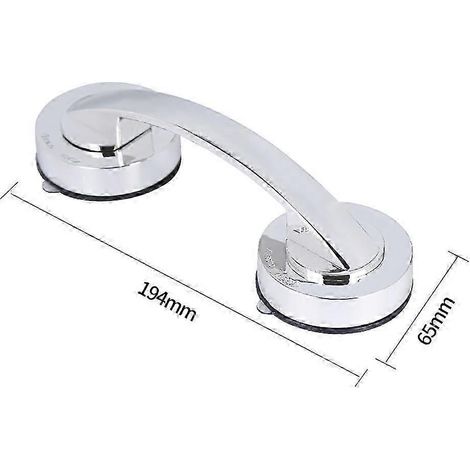 Poignées à ventouses puissantes compatibles avec les portes, fenêtres, armoires, réfrigérateurs et barres d'appui de douche. (1/5)
