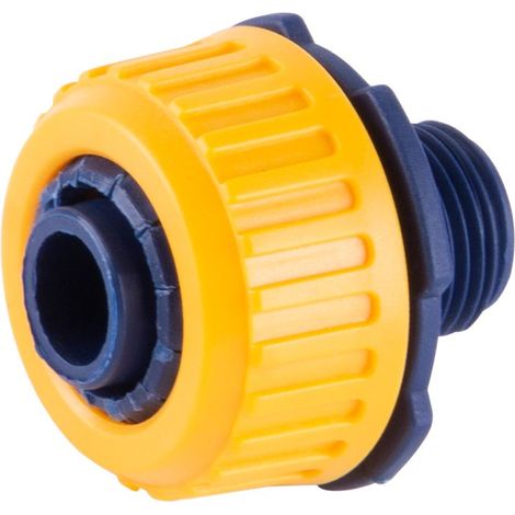 Verbinder Strend Pro, 1/2" - 3/4", Schlauch, Garten, Außengewinde