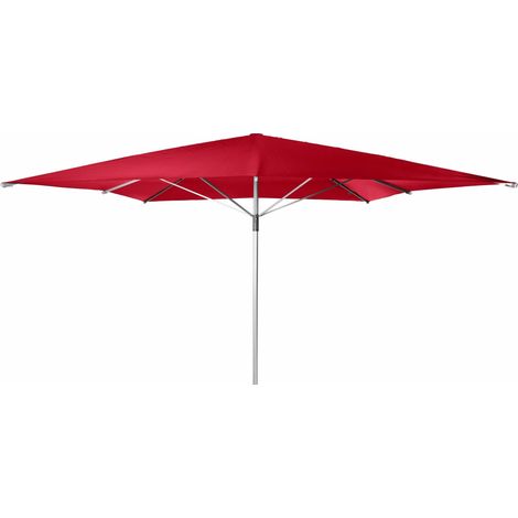 Doppler Sonnenschirm/ Großschirm "Telestar" 400 x 400 cm, rot, ohne Volant, Bezug aus 100% Polyester, Gestell aus Aluminium, 25 kg Sonnenschirm / Großschirm "Telestar 400 x 400", inkl. Schutzhülle, r (1/5)