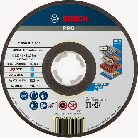 Bosch Accessories 2608619269 Trennscheibe gerade 125 mm 1 St. (1/10)
