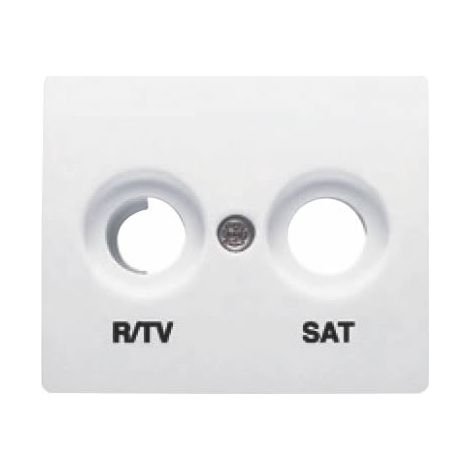 Abdeckung für Fernsehanschluss - SAT WHITE BJC IRIS 18320