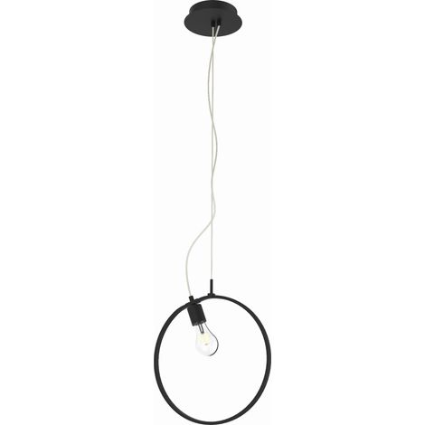 Lampada a sospensione Candellux Skiros 2 luci LED 4000K nero (1/4)