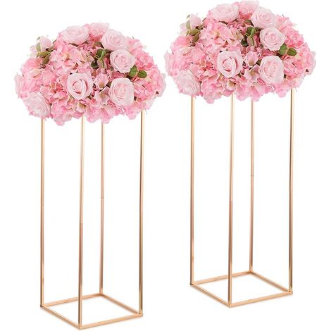 Metal Flower Stand, 80 cm, with Panel (1/5)