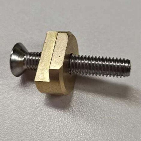 NALOOKAMIC 4 PièCes SéRies FoilMount Taille M6 et Hydrofoil Fixation à Vis T-Nuts pour Toutes les Pistes Surf Accessoires ExtéRieurs