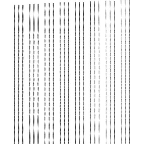 Packung mit 10 Dekupiersägeblättern mit Spiralzähnen für Metall, Holz, Kunststoff, Sägen, Holzschneiden, Schmuckherstellung, Metallbearbeitung, Basteln, 130 mm (1, 2, 4, 5, 6)