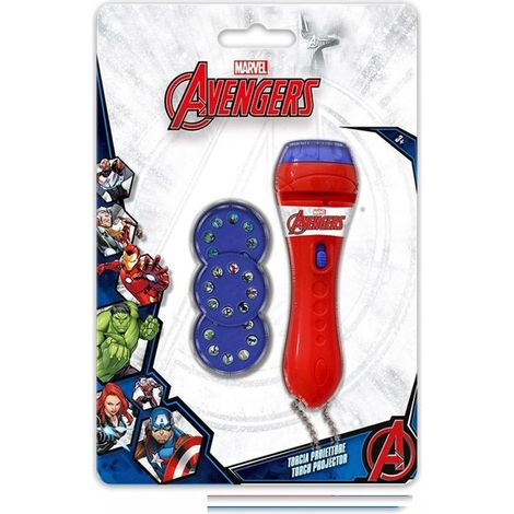 Trade Shop - Torcia Proiettore Avengers Marvel 24 Immagini Da Proiettare Gioco Bambini - (1/2)