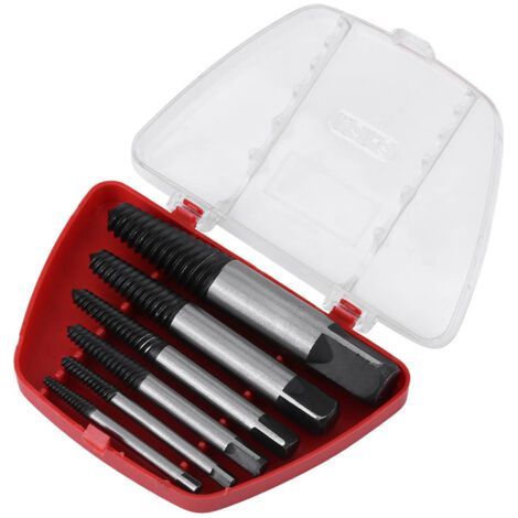 Kit de 6 extracteurs de vis HSS endommagées, pratique et facile à utiliser à des fins domestiques. (1/5)
