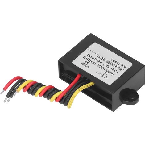 Convertisseur élévateur de tension CC 12 V vers CC 19 V étanche, accessoire pour alimentation. (1/5)