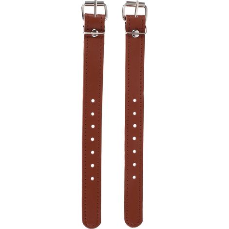 Sangles en Cuir Réglables pour Panier de Vélo, Courroies Détachables pour Guidon, Adaptées aux Garçon et Filles, pour Panier ou Coffre de Rangement (1/5)