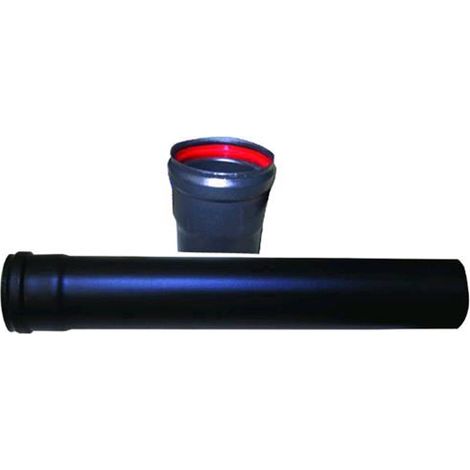 Tubo Smalbo P/Pellets 1 Mm Smaltato Nero Opaco D.X L. 10X100 Cm