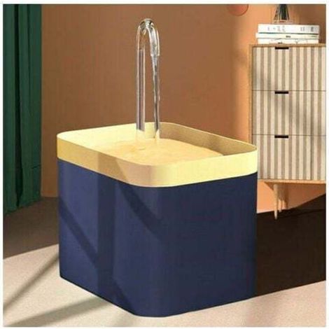 Fontaine à eau pour chat filtre automatique USB électrique muet chat abreuvoir bol 1.5L recirculation abreuvoir filtrant pour chats distributeur d'eau pour animaux de compagnie bleu foncé,250g,