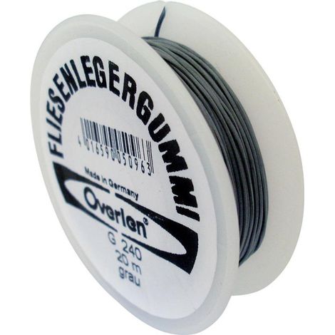 Fliesenleger Gummi 20m grau Overmann (1/2)