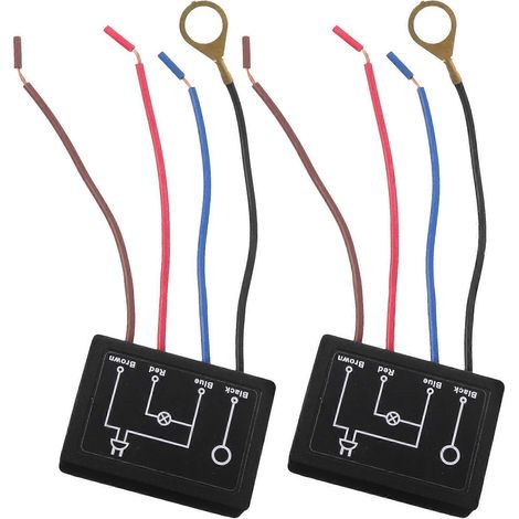Lot de 2 interrupteurs tactiles pour lampe de table, variateur à capteur tactile 4 positions. (1/5)