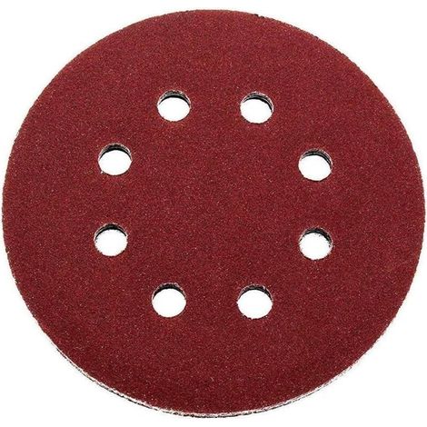 Disques Abrasifs Professionnels │ 60 pièces │ 8 trous │ Ø 125 mm │ Mixpack (10 x grain 40/60/80/120/180/240 chacun) │ pour ponceuses orbitales aléatoires │ Feuilles Abrasives │ Papier Abrasif