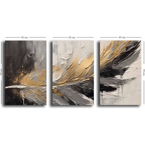 Decorazione artistica da parete con stampa su tela Painting Multicolore (1/4)