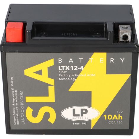 Batterie AGM SLA 12V 10Ah für Motorrad Startbatterie MS LTX12-4 (1/5)