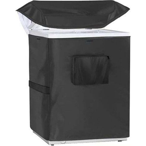 Refrigerator Cover - Waterproof and Dustproof Protective Cover for Upright Freezers - Outdoor Freezer Protective Cover (58x56x86cm) (1/4)