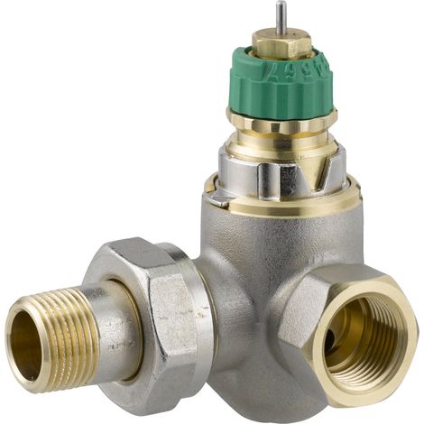 Danfoss Dynamic Valve RA-DV 10 druckunabhängig, R 3/8, WE re,vernickelt, 013G7717 (1/3)