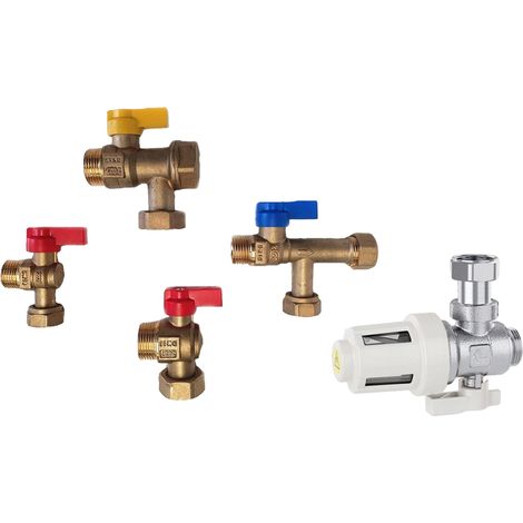 Caleffi XS set de connexion laiton chromé 3/4 pouces (1/3)
