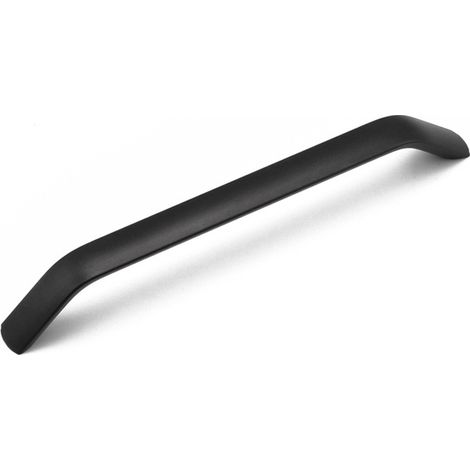 10X Poignées et boutons de tiroir Cuisine Armoire Porte Poignées Placard Tiroir Chambre Meubles Tirer Entraxe Procédé de Sablage 160mm Noir