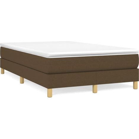Maison Exclusive - Boxspringbettgestell Dunkelbraun 120x200 cm St