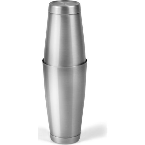 Shaker à Cocktail 2 Pièces Inox - 800 ml et 450 ml - Argent ou Cuivre - Pujadas