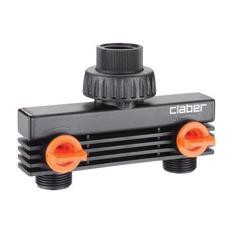 PRESA A RUBINETTO + 2 INNESTI FILETTATI CLABER  3/4F SELF 8589