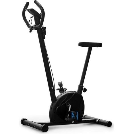 Fit For Life Be Bike V5 Connecté Black - Vélo D'appartement Connecté - Application Fitness - écran Lcd - Capteurs Cardiaques (1/5)