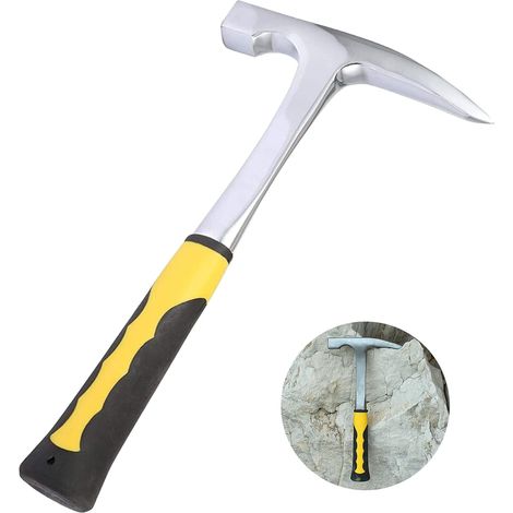 Marteau de géologie double tête pour exploration manuelle des minéraux outil pour géologues