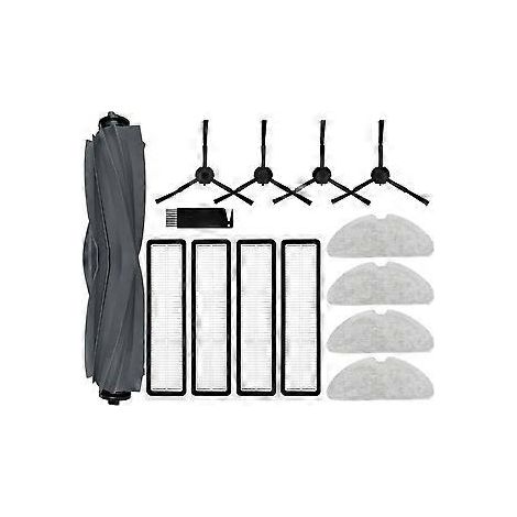Accessoires et pièces détachées pour aspirateur robot Bot D10S / D10S Pro : brosse principale latérale, filtre HEPA, lingettes de nettoyage. (1/5)