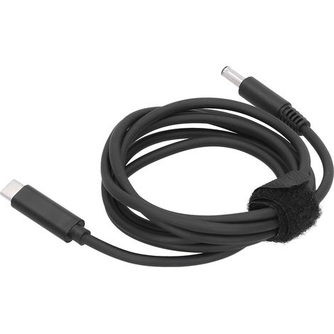 Câble d'alimentation USB-C vers DC 4.5x3.0 pour PC portable Dell, chargeur secteur