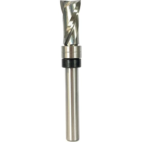 8-mm-Spiralschaftfräser – 1 Stück – Hartmetall – Präzises bündiges Fräsen mit Lagern – Holzbearbeitung und CNC – Durchmesser 12 mm (1/5)