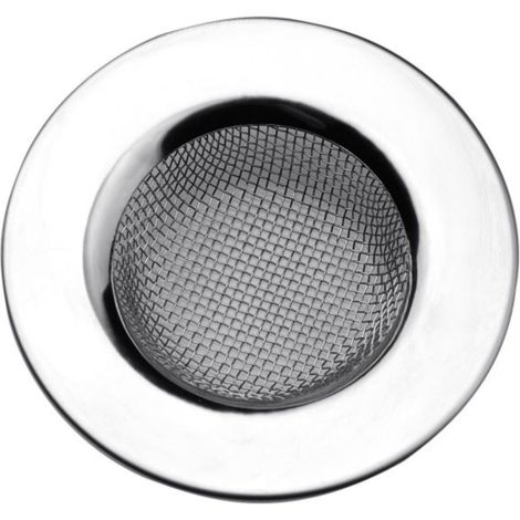 Filtre de lavabo en acier inoxydable 304 pour usage domestique, filtre à mailles anti-cheveux pour lavabo de salle de bain (1/3)
