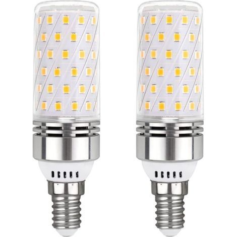 Ampoule LED E14 12W Blanc Froid 6000K 1450LM, 84 LEDs, Lampe Halogène E14 100W Équivalent, AC 230V, Ampoule LED Mais E14 Froid pour Cuisine Maison, non-dimmable, 2PCS [Classe énergétique E] (1/5)
