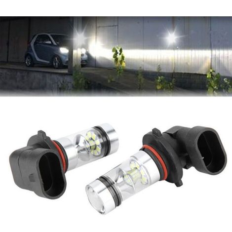 Ampoules LED voiture - - 9006/HB4 - 100W - Blanc - Haute luminosité - Samsung 2323 - 6000K - 800LM (1/3)