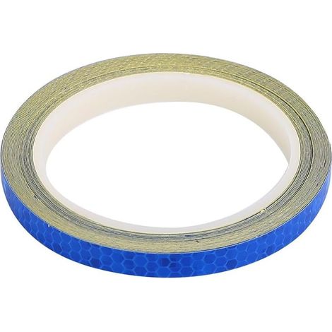 Rotoli di nastro riflettente impermeabile per cerchioni di bicicletta, nastro di sicurezza blu