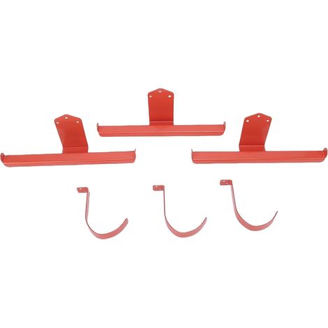 Conjunto De 3 Suportes Para Soprador Folhas, Pulverizador Parede Com Gancho Tubular Acessórios (1/5)