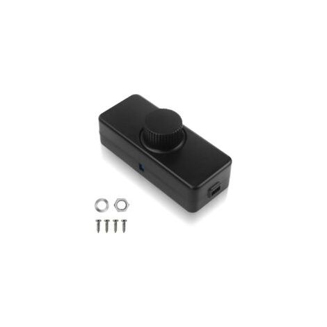 LED-Dimmerschalter, Smart-Taste, 220–240 V / 50 Hz, 3–100 W, geräuschloser, einstellbarer Drehdimmer für LED-Lampen – Crezuo