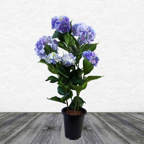 Artificial Hydrangea Flowering Plant Blue (1/2)