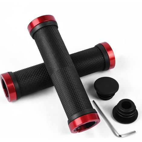 1 paire de vélo handlebars avec wrench - rouge (1/5)