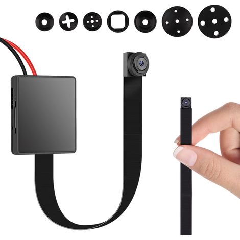 Caméra Espion 1080p Mini caméra Espion cachée avec caméra et Microphone/Carte SD 16 Go/Longue durée de Vie de la Batterie (détection de Mouvement) (1/5)