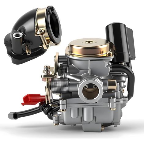 Carburateur à starter 50cc pour Boss, Qingqi QM50QT 4G, Benzhou, Jinlun, Baotian
