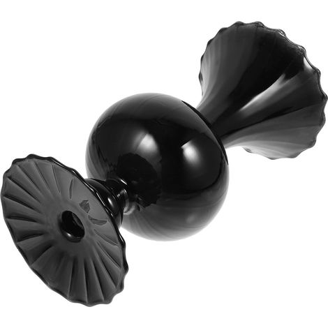 en verre noir SECFOU pour la maison et le bureau vase à