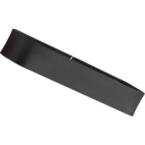 Étagère murale adhésive en métal noir aluminium 60 cm pour (1/5)