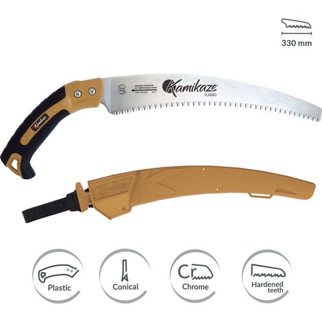 Serrucho KAMIKAZE S330H Poda Max 330 mm con Plástico y Funda 6532