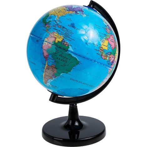 Globe terrestre de bureau, décoration pour la maison, globe en plastique, outil pédagogique scolaire (1/5)