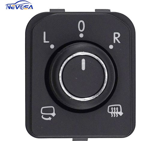 3G0959565C is a rotary switch for adjusting the rearview mirror of the Volkswagen Tiguan (VW) automotive parts. (1/4)